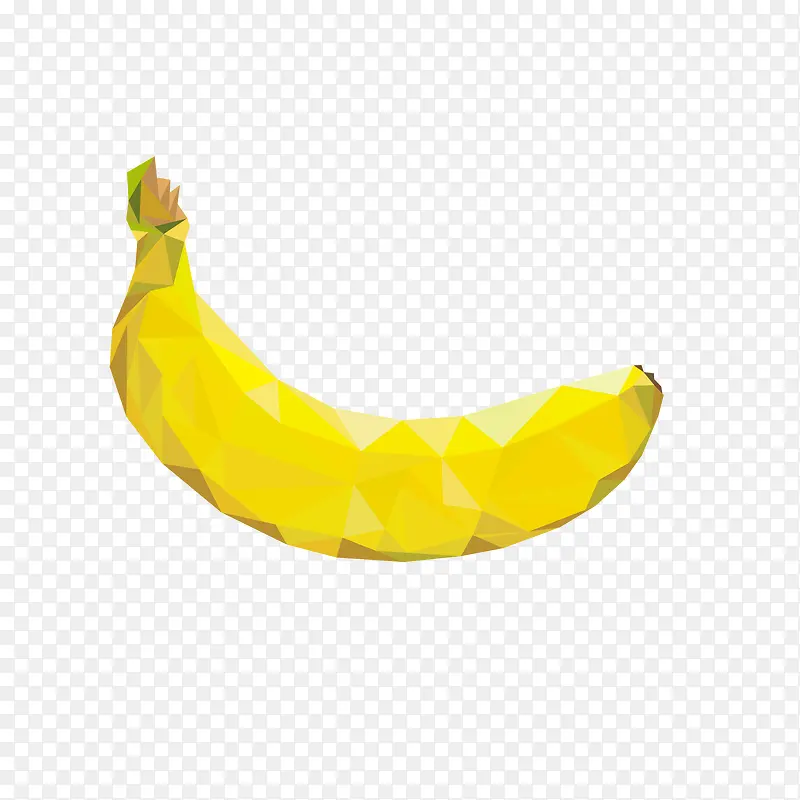 立体黄色香蕉
