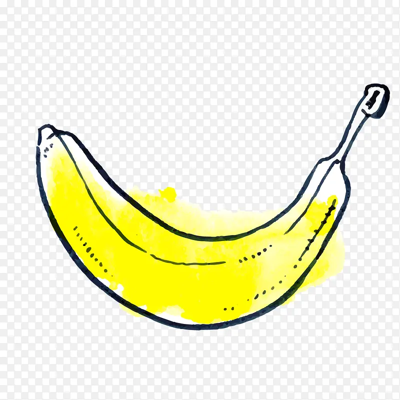 手绘香蕉PNG下载