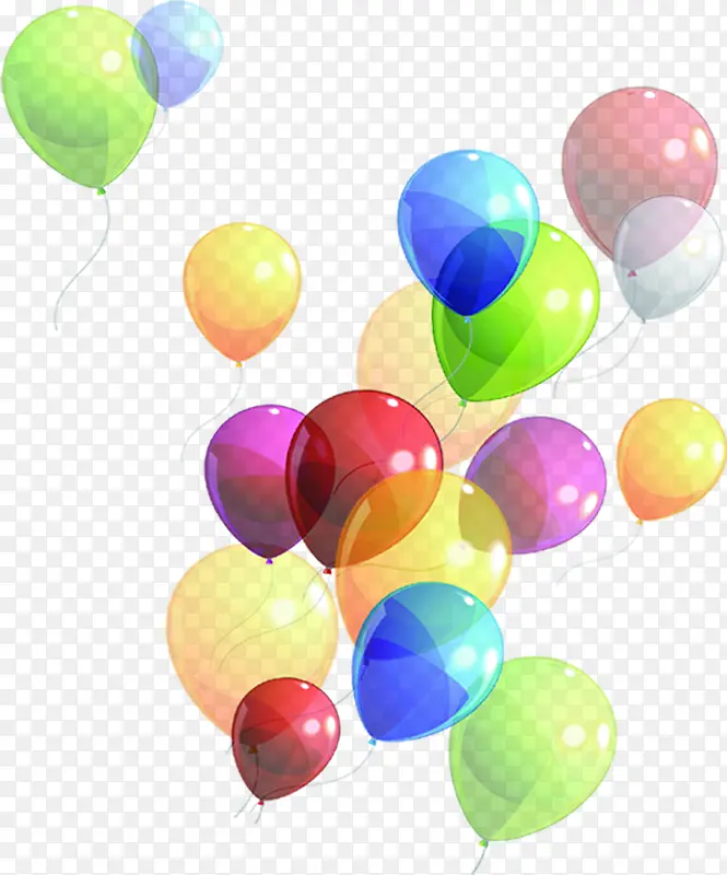 气球一群气球喜庆儿童节