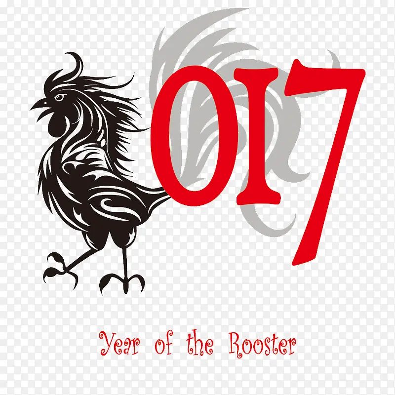 2017鸡年日历设计