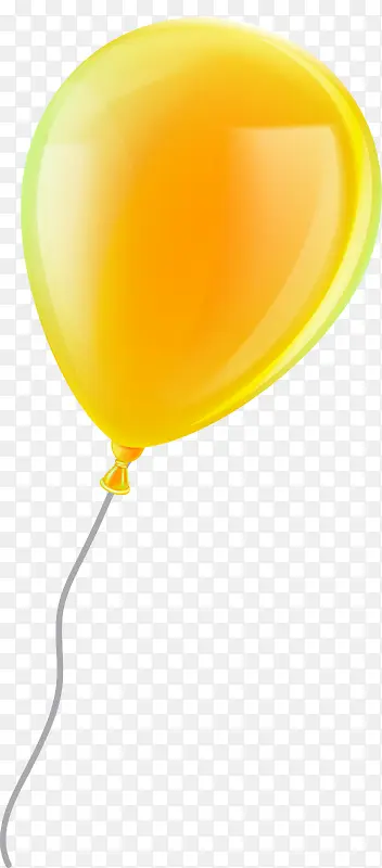 唯美黄色气球