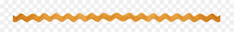橙色波浪彩带