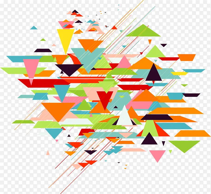 彩色三角块漂浮物