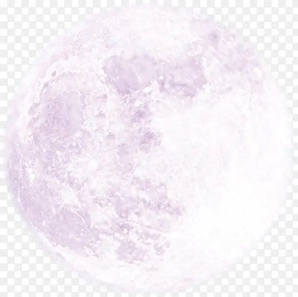 粉紫色月球