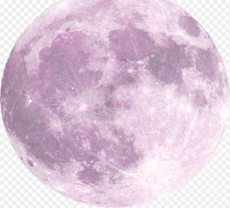 紫色月球表面七夕