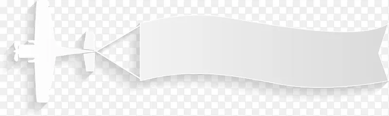 白色剪纸飞机标题栏