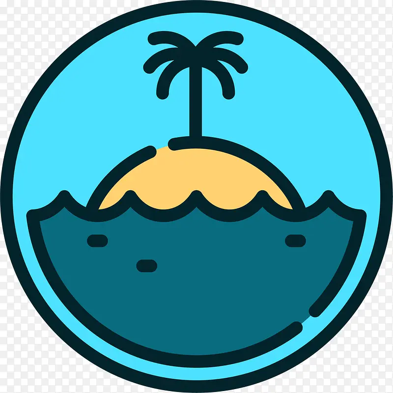 海洋岛屿icon