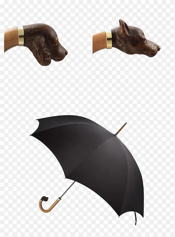 质感狗造型雨伞模型