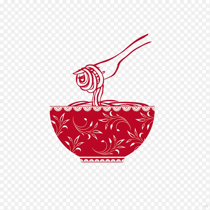 面食剪纸制作logo