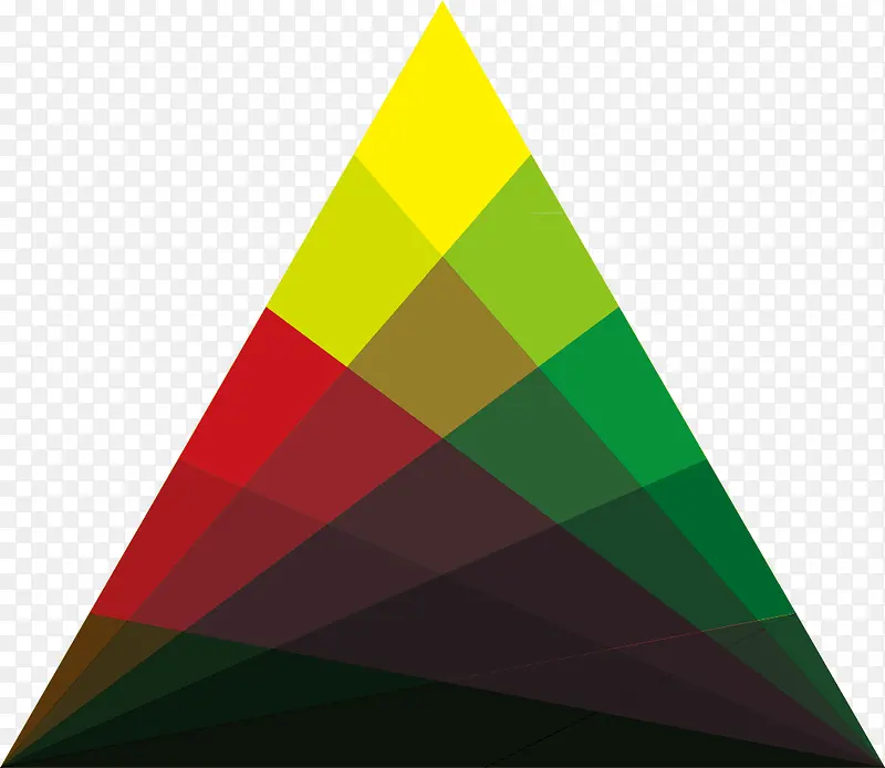 多彩的抽象三角形
