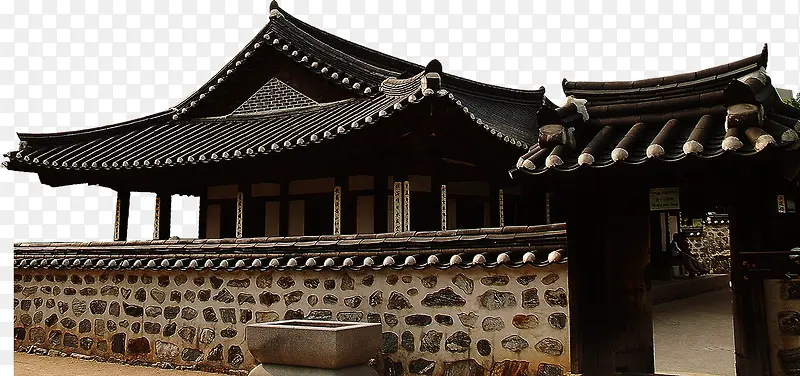 韩国传统建筑元素