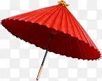 红色的雨伞