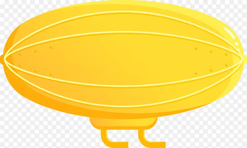 黄色蒸汽球热气球