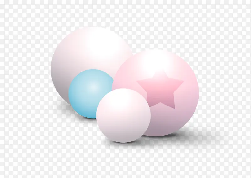 3D立体彩色圆球