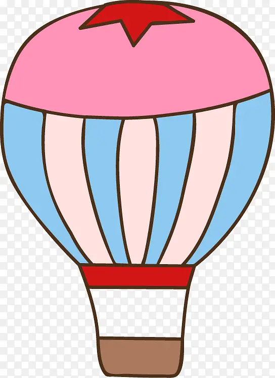 卡通热气球贴图