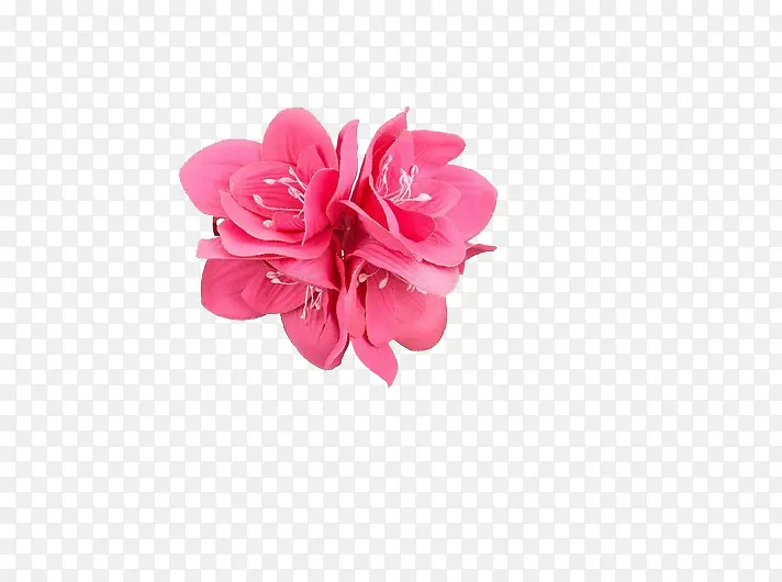 粉色塑料花朵