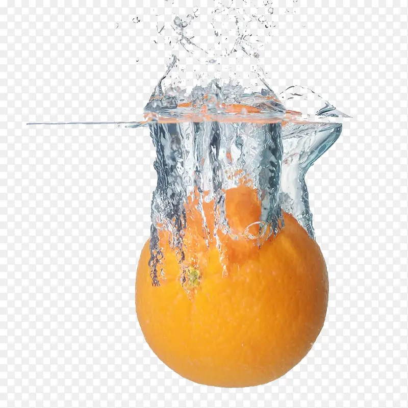 沉入水底得橙子