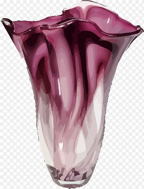 紫色渐变花瓶