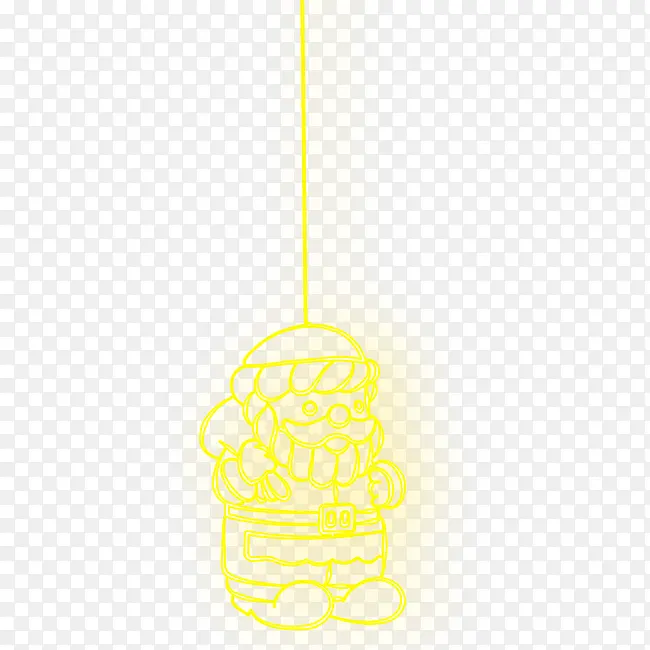 黄色小吊灯