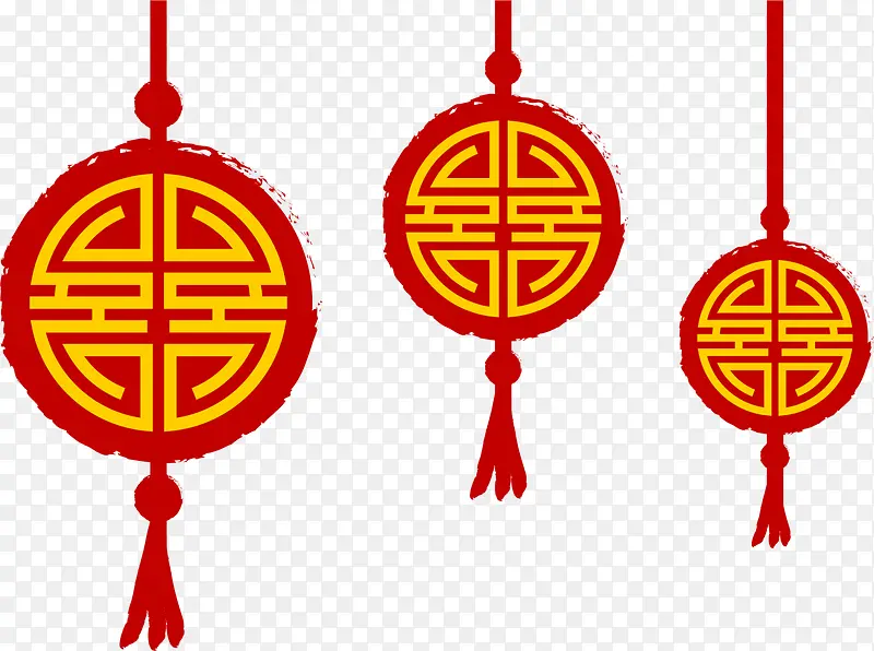 新年喜庆红色中国结