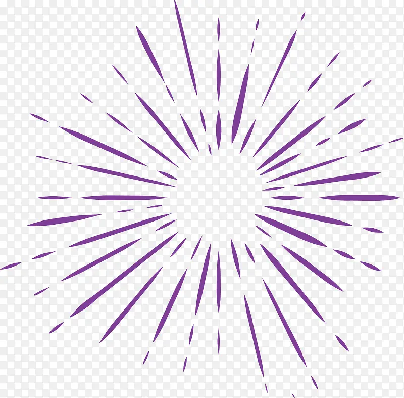 紫色射线线条