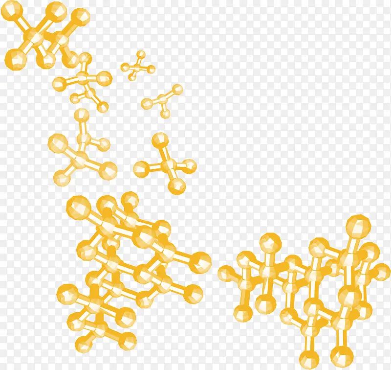 金色分子结构