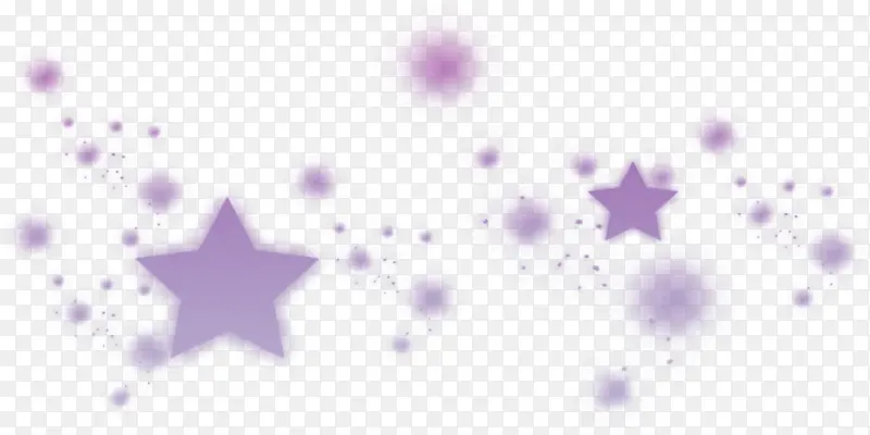 淡紫色的星星