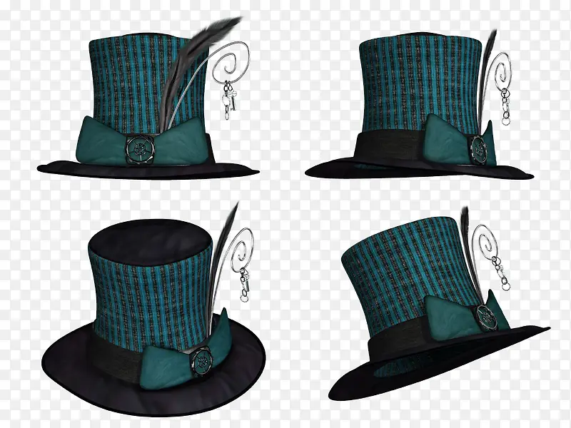 魔术师帽子欧式绅士帽
