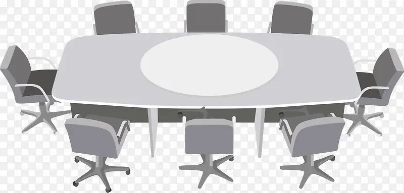 矢量会议室桌椅