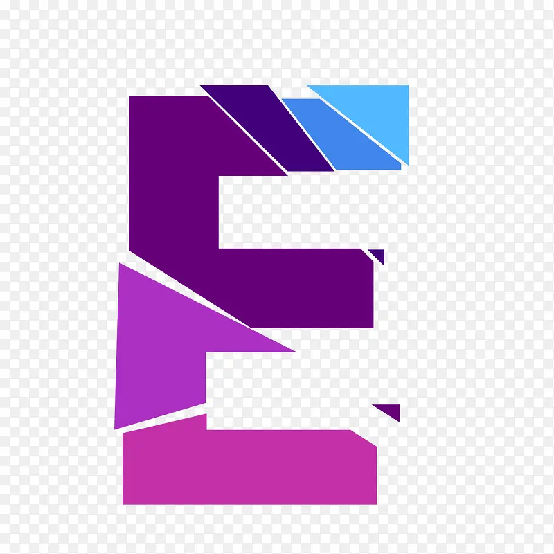 动感破裂字母E