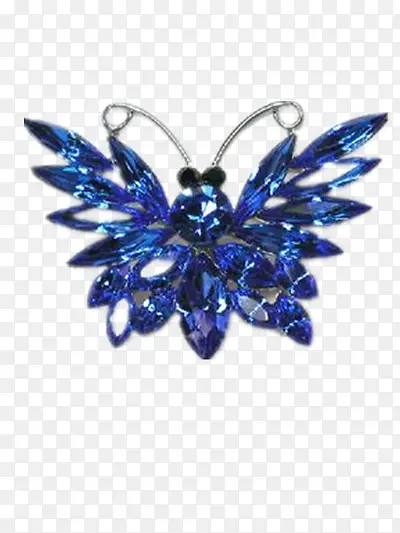 蓝色宝石蝴蝶