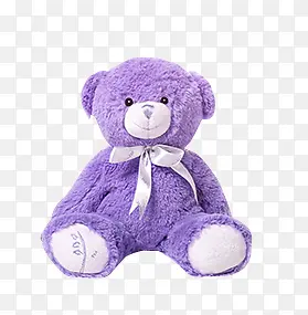 紫色高清小熊布娃娃