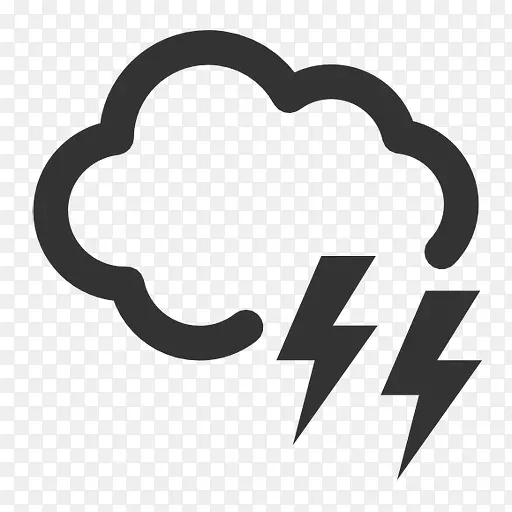 雷电天气图标