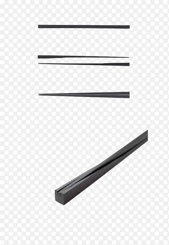 黑色的筷子