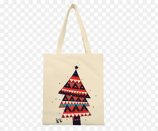 圣诞树装饰帆布袋