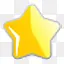 黄色的五角星 icon