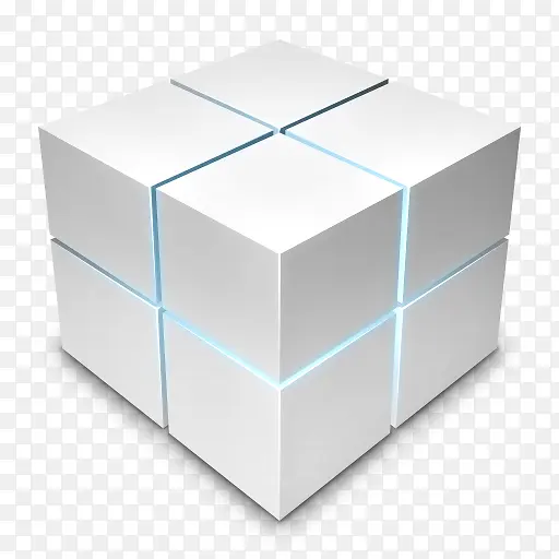光在盒子cubes-icons