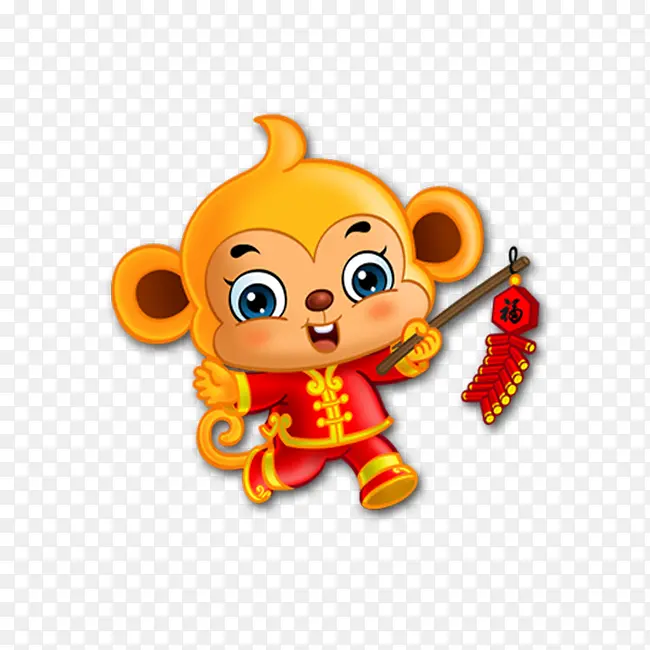 猴年吉祥物猴子元素