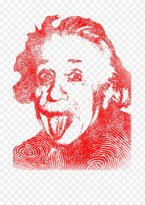 指纹组成爱因斯坦