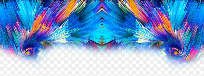 蓝色风暴背景