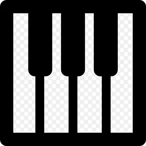 钢琴平方符号图标