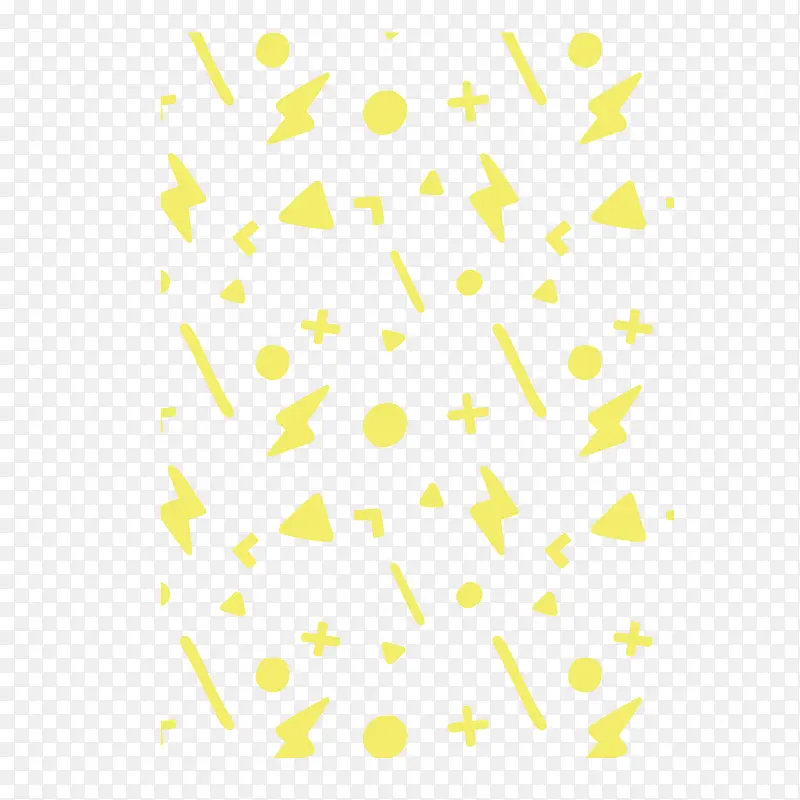 黄色不规则图形边框纹理