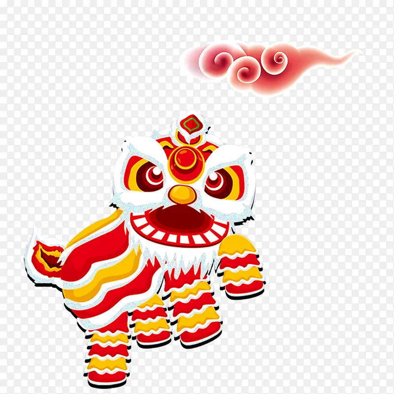 春节舞狮子PNG图片素材下载_图片编号qvjkpaeq-免抠素材网
