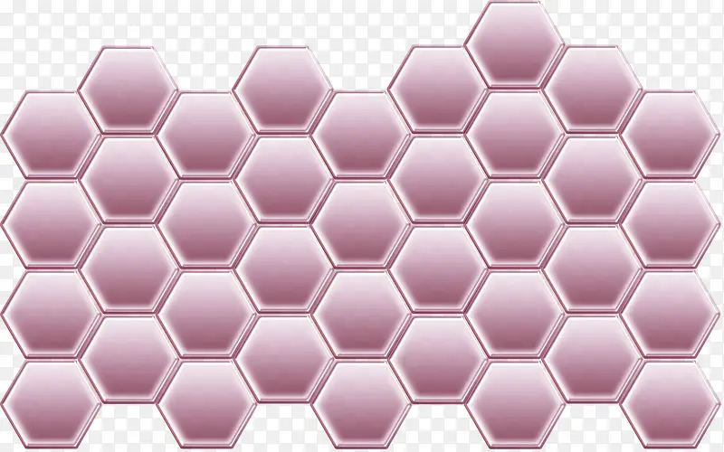手绘紫色蜂巢科技