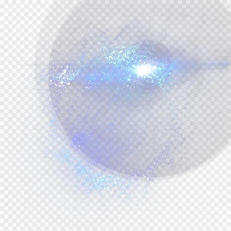 蓝色星空星球矢量