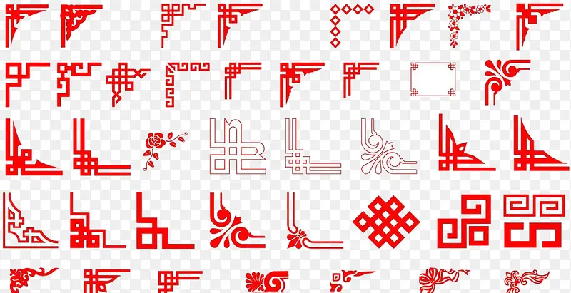 古代橱窗古典花纹矢量素材