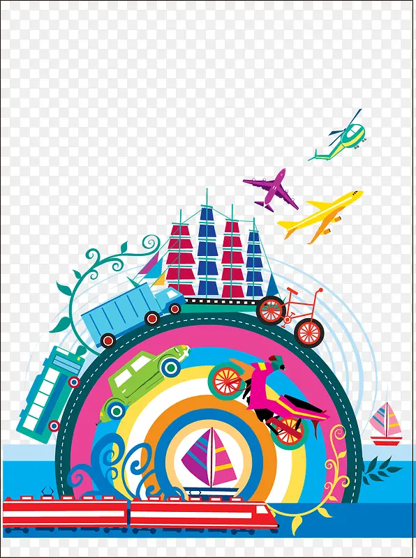 创意潮流设计元素矢量图