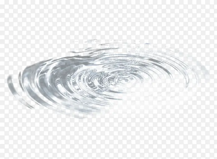 透明水波