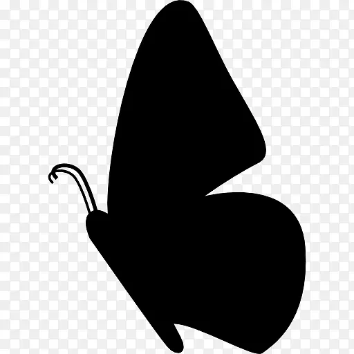 蝴蝶的侧面形状图标