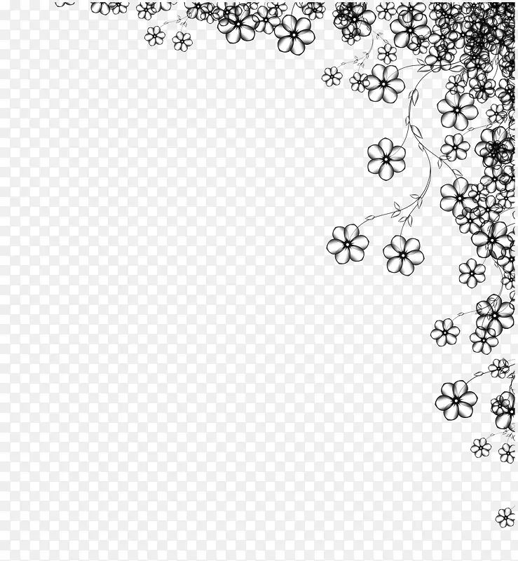 花朵边框